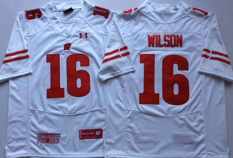 Wisconsin Badgers 16 Russell Wilson White Nike College Football Jersey,We sell and wholesale Wisconsin Badgers 16 Russell Wilson White Nike College Football Jersey on line form chian!